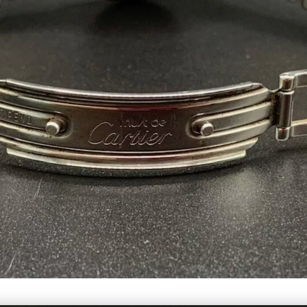 Cartier Must de Cartier Stainless Steel & Gold Swiss Made Watch - Picture 8 of 8